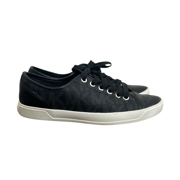 Michael Kors Shoes - Michael Kors Sneakers Woman’s Size 6.5 Black Logo Lace Up Designer Casual